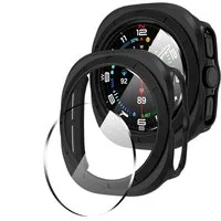 MSM Smartwatch-Hülle Hülle für Samsung Galaxy Watch 7 Ultra 47mm Display Schutzglas 9H