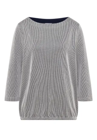 CECIL - Gestreiftes Shirt universal blue - Gr. - M