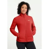 Jack Wolfskin Fleecejacke TAUNUS 100 FZ W winddicht, wasserabweisend, mit durchgehendem Reißverschluss, wärmend