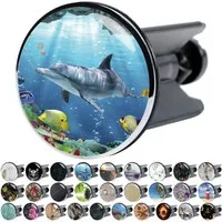 Sanilo Waschbeckenstöpsel mit Motiv, viele schöne Abflussstöpsel zur Auswahl, Ø 4 cm, hochwertig, universell, 100% wasserdicht
