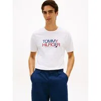 Tommy Hilfiger T-Shirt BRAND LOVE BIG TEXT Regular fit mit Rundhalsausschnitt