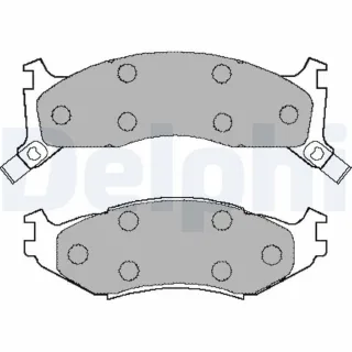 Delphi Bremsbel?ge vorne Chrysler Dodge LP892