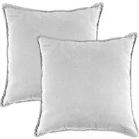 JACK Kissenbezüge 45x45cm 2er Set Kissenhülle Leinenoptik Mistral, (2 Stück), große Auswahl, Uni, Bunt, Baumwolle, Bezug