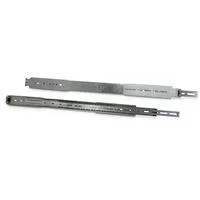 26" Teleskopschienensatz für IPC-Gehäuse, Einbauschienen silber