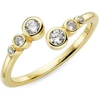 Aniston JEWELRY & WATCHES Fingerring Schmuck Geschenk Silbering offen, mit Zirkonia (synth)