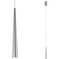 Paulmann LED Pendelleuchte Gutta 1x7W Alu gebürstet 230V Metall, LED fest integriert, Warmweiß