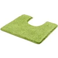 Kleine Wolke Badematte Seattle, Badvorleger, Badezimmer Teppich, Höhe 25 mm, rutschhemmend beschichtet, fußbodenheizungsgeeignet, Kunstfaser, rechteckig, WC Vorleger mit Ausschnitt, Badteppich, Uni Farben mit Melange Effekt, besonders weich, waschbar