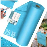 KESSER Tischläufer 25 m × 30 cm, wasserabweisend & abwaschbar, 30 g/m², anpassbare Vlies-Tischdekoration – für Feste aller Art geeignet