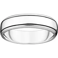 THOMAS SABO Fingerring Schmaler Linien-Ring Silber