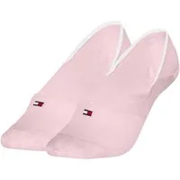 Tommy Hilfiger Füßlinge TH WOMEN FOOTIE MC 2P SHINE (2 Paar) mit silikonisierten Fersenstreifen