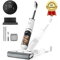 Redkey Nass-Trocken-Akkusauger 2025 Nass Trockensauger 30000Pa intelligent Selbstreinigung Trocknung, 170 W, LED-Digitalanzeige mit Sprachansage,umfangreichenZubehör