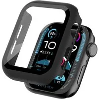 Tec-Expert Smartwatch-Hülle Hülle mit Displayschutz für Apple Watch 4 / 5 / 6 / SE 1-3 40 mm 44 mm, Rundum Schutz Cover Case Bumper stoß-und kratzfest robust