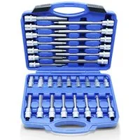 CCLIFE Steckschlüssel Steckschlüssel 1/2" Antrieb Schlüssel Set Nüsse (30 St)