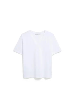 Armedangels - LUALAA V-NECK white - Gr. - XXL