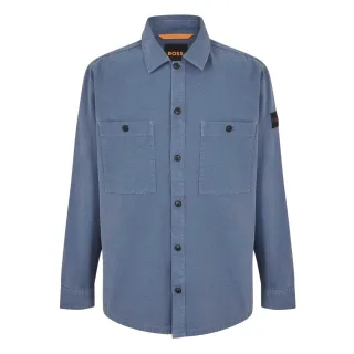 Boss - "Locky" Hemdjacke für Herren, Übergroß (Blau)