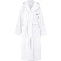 KangaROOS Unisex-Bademantel Cassidy, für Damen & Herren, Standardlänge & Überlänge, Langform, Walkfrottee, Kapuze, Gürtel, mit Taschen, Männer und Frauen, Baumwolle, Reise, Hotel, Sauna, S-3XL
