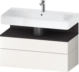 Duravit Qatego Waschtischunterbau wandhängend Weiß Supermatt 990x470x590 mm - QA4395080840000 QA4395080840000