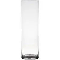 Hakbijl Glass Dekovase ZYLINDER, Farbe: transparent, Höhe: 50cm