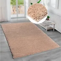 Bruno Banani Hochflor-Teppich Shaggy Soft, rechteckig, Höhe: 30 mm, gewebt, Uni Farben, besonders weich und kuschelig, Kundenliebling