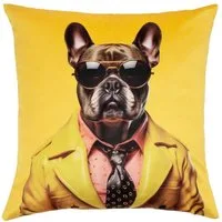 PAD Kissenhülle Kissenhülle Hund Pablo Gelb (45x45cm)