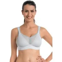 Anita Active Sport-BH Air Control Deltapad doppellagige Cups, gepolsterte Träger, mit Print, feminin, weich