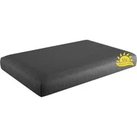 sunnypillow Sitzkissen Palettenkissen mit abnehmbarem Bezug Sitzkissen 120x60x15cm, Anthrazit UV