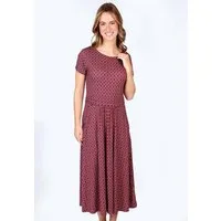 Lykka du Nord Sommerkleid Malind geo Taillenraffung