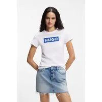 HUGO T-Shirt Classic Tee mit Rundhals, Logodruck