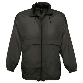 SOLS - "Surf" Windjacke für Herren/Damen Unisex (Schwarz)