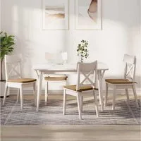 vidaXL Sitzkissen, Sitzkissen 4 pcs Braun 40 x 40 x 3 cm Samt