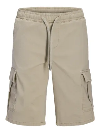 JACK&JONES - JPSTCOLE DYLAN CARGO SHORTS MID JNR Crockery - Gr. - 140