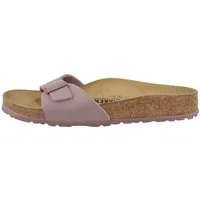 Birkenstock Madrid Birko-Flor Nubuk schmal Unisex Erwachsene Pantolette Hausschuhe, Sandaletten, Mules, Pantoffeln, Slipper