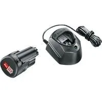 Starter-Set 12V (1,5Ah + GAL 1210 CV) schwarz, Akku + Ladegerät