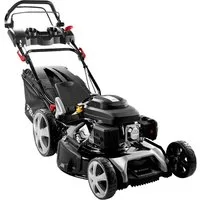 BRAST Benzinrasenmäher mit Antrieb 5,2kW (7PS) inkl. Motoröl, TÜV, 55 cm Schnittbreite, 60L Fangkorb, 4 Takt OHV Motor, Stahlgehäuse, Power