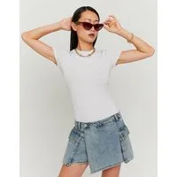 Tally Weijl Kurzarmbody SBOCOCOSYT Baumwollmischung, Basic, eng anliegend