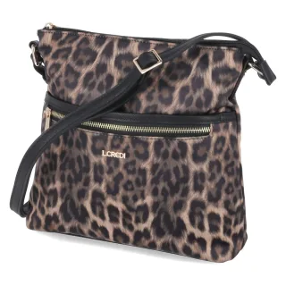 L.Credi Schultertasche - Gr.  - Braun - Textil