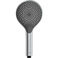 WENKO Handbrause Watersaving, wassersparender Duschkopf, 3 Strahlarten, Ø 12 cm