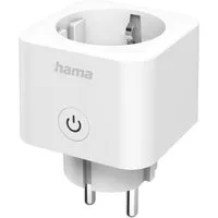 Hama WLAN-Steckdose WLAN-Steckdose mit App (smarte Steckdose mit Matter Smart Home, 3680W), 1-St.
