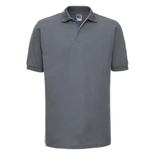 Russell Mens Ripple Kragen & Manschette Kurzarm-Poloshirt (Convoy Grau)