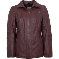 Caminari Lederjacke Navara Caminari - Damen Lederjacke Lammnappa bordeaux