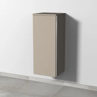 Sanipa 3way Mittelschrank mit 1 Tür, Sandgrau-Matt, BS12067 BS12067