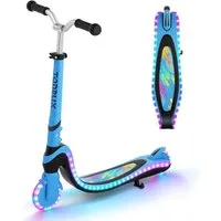 TONBUX Scooter Kinderroller mit coolem beleuchteten Brett und PU-Rädern