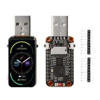ESP32-S3 1.47 inch LCD Display Development Board 172×320 262K Color 16MB Flash 240MHz WiFi Bluetooth Onboard Micro SD Wi