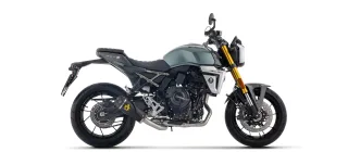 Sport Auspuff Komplettanlage Arrow WORKS BLACK Suzuki GSX-8T /GSX-8TT Bj.2025-2026 EURO5+ /+Kat/+ABE