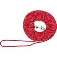 TRIXIE Schleppleine Junior Welpen-Schleppleine, rund - rot - 4 m/ø 4 mm, Tau