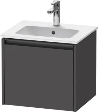 Duravit Ketho.2 Waschtischunterbau wandhängend Graphit Matt 510x420x440 mm - K25061049490000 K25061049490000