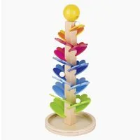 goki Spielzeug-Musikinstrument Murmelspiel Klangpagode, (packung, 2 tlg., set), sehr schönes Klangerlebnis