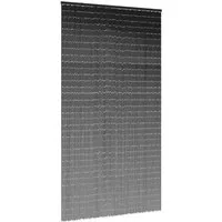 vidaXL Insektenschutz-Vorhang Insekten-Türvorhang Dunkelgrau 120x220 cm Bambus