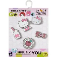 Crocs Schuhanstecker Jibbitz™ Hello Kitty Friends (Set, 5-tlg., Kein Spielzeug. Nicht für Kinder unter 3 Jahren geeignet), Hello Kitty Anstecker, Charm, Anstecker für Crocs Schuhe