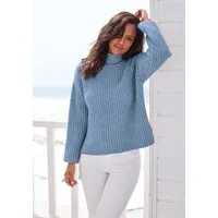 Buffalo Stehkragenpullover in Melange-Optik, warmer Strick